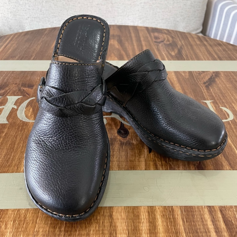 Born Hand Crafted Braydon Leather Slip On Clogs